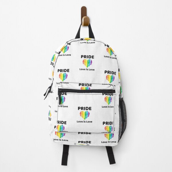Item preview, LGBTQ+ Pride Rainbow Heart Love Design designed and sold by HolidayTees.