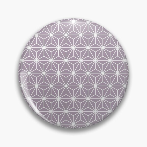 Item preview, Heliotrope Grey White Asanoha - Japanese Traditional Pattern designed and sold by KinitaDesign.