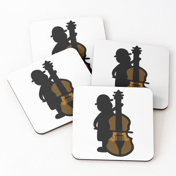 Item preview, Little Guy Double Bass sticker designed and sold by emmuk74.