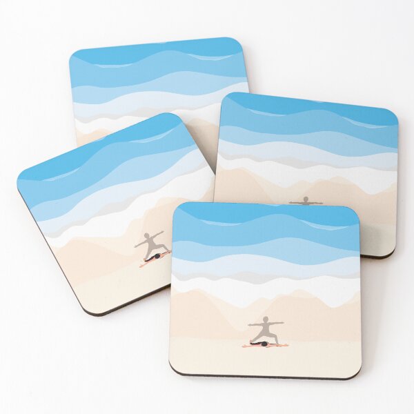 Item preview, Yoga On The Beach  designed and sold by The-Drone-Man.