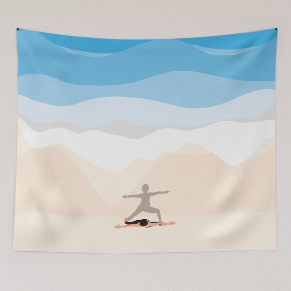 Item preview, Yoga On The Beach  designed and sold by The-Drone-Man.