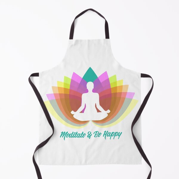 Item preview, Meditate and be happy yoga designed and sold by Khushi Graphics.
