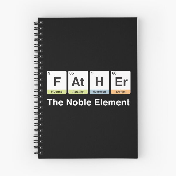 Item preview, Father Gift, Chemistry Elements Noble Dad Science Periodic Table designed and sold by w1ckerman.