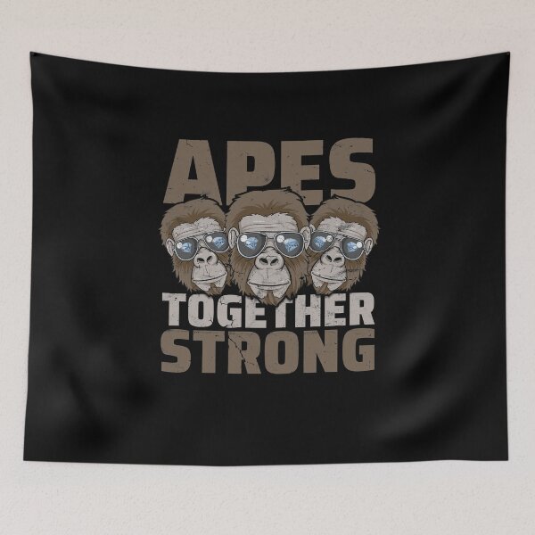 Item preview, Apes Together Strong I AMC Gorilla Diamond Hands WSB designed and sold by MarioShirtWorld.