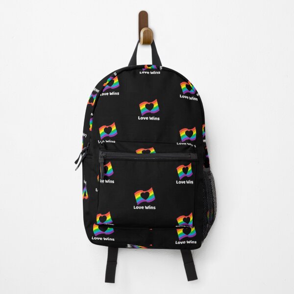 Item preview, LGBTQ+ Pride Rainbow Heart Love Design designed and sold by HolidayTees.