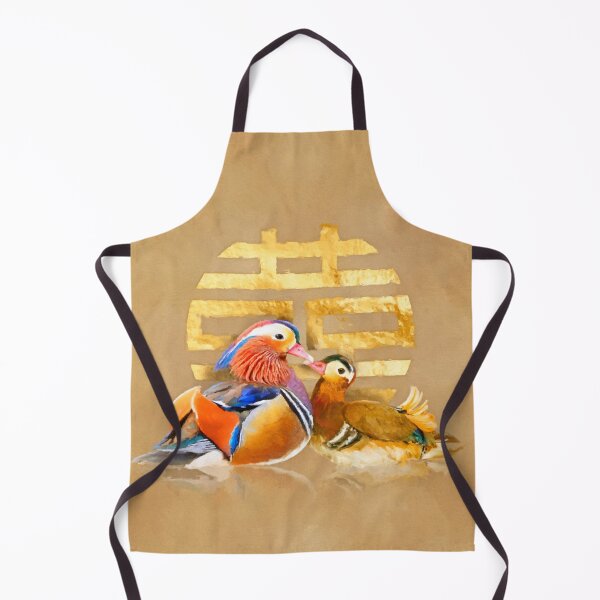 Item preview, Mandarin Ducks and Double Happiness Symbol designed and sold by k9printart.