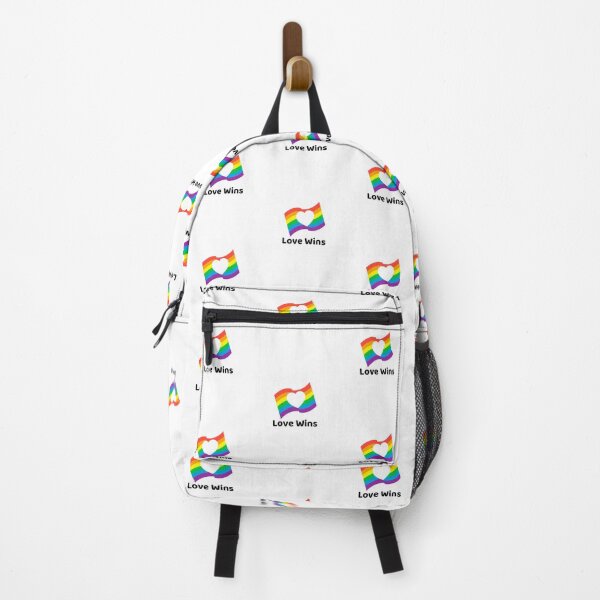 Item preview, LGBTQ+ Pride Rainbow Heart Love Design designed and sold by HolidayTees.