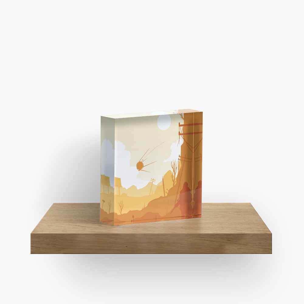 Vista previa del artículo con la obra «Bloque acrílico», diseñado y vendido por Thomasmoka.