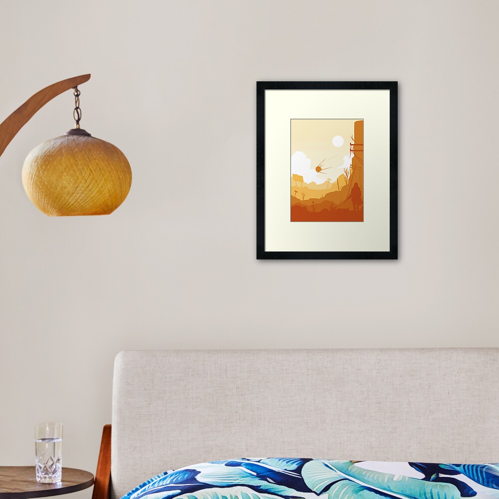 Vista previa del artículo con la obra «Lámina enmarcada», diseñado y vendido por Thomasmoka.