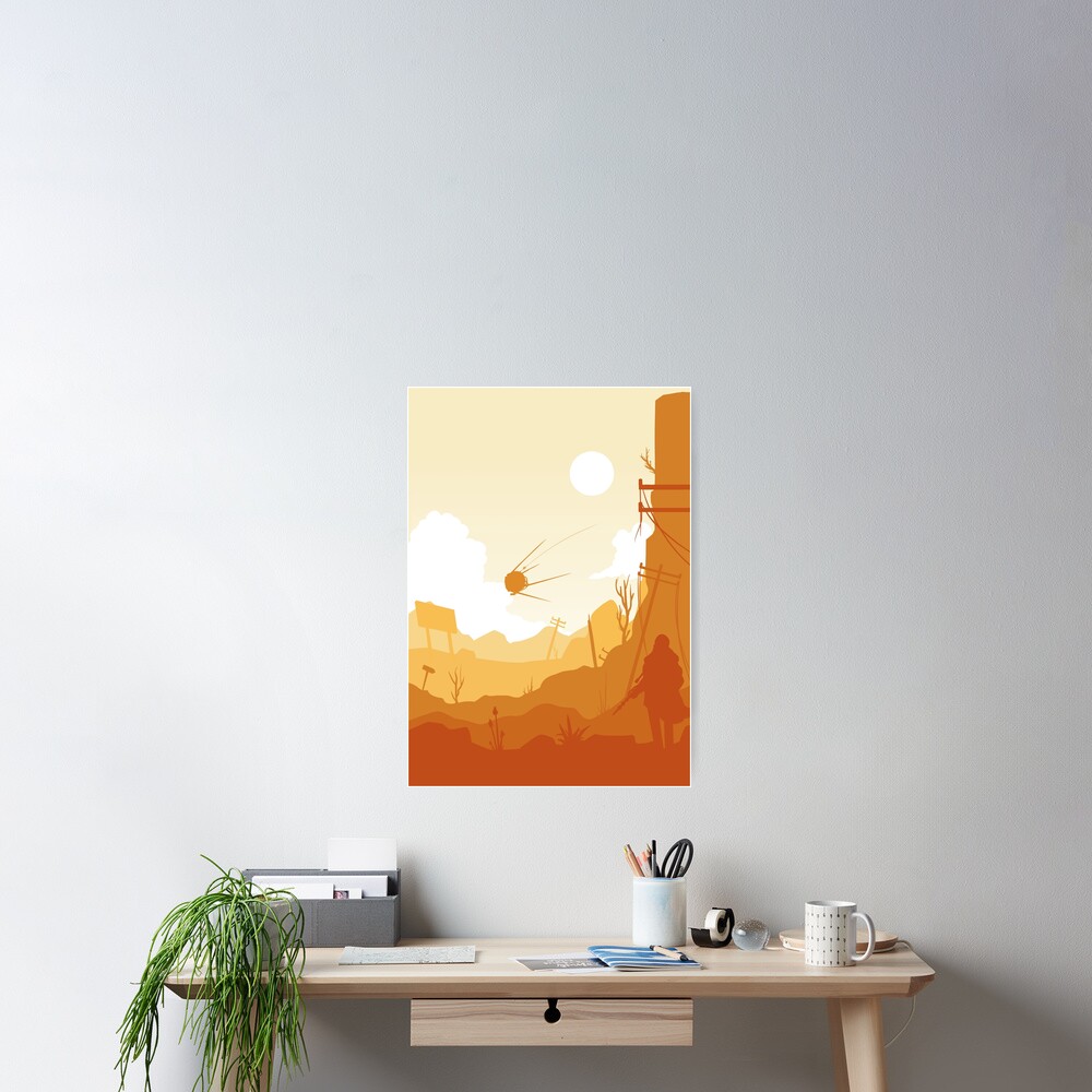 Vista previa del artículo con la obra «Póster», diseñado y vendido por Thomasmoka.