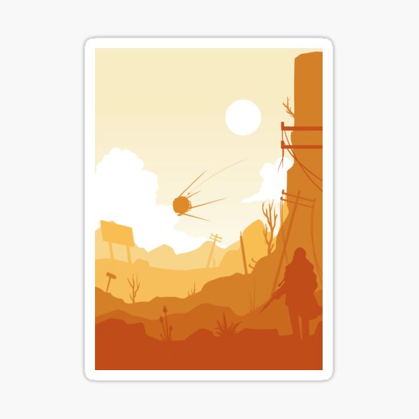 Vista previa del artículo con la obra «Paisaje minimalista de New Vegas», diseñado y vendido por Thomasmoka.