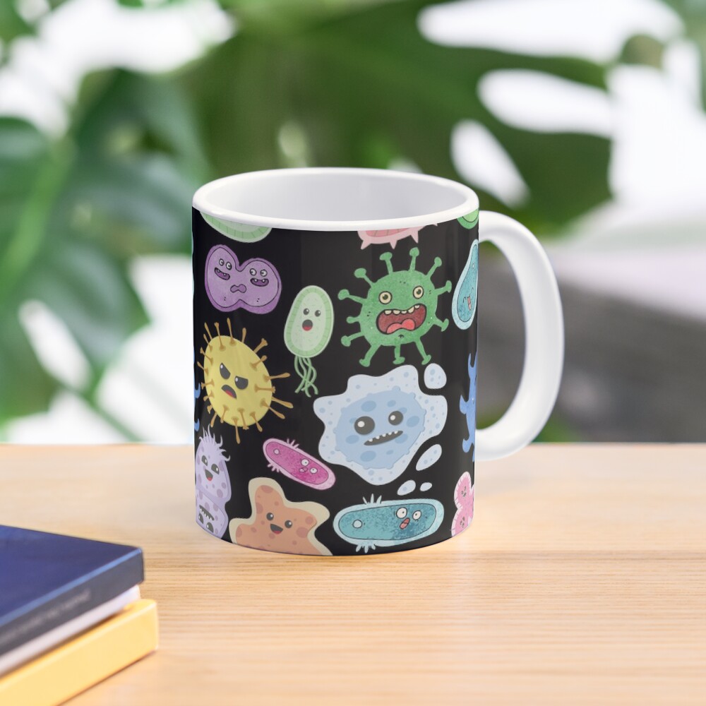 Happy Microbe Camo Mug – New Wing Studio