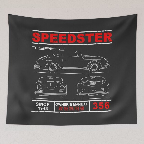 Item preview, Blueprint of the 356 Speedster designed and sold by rogue-design.
