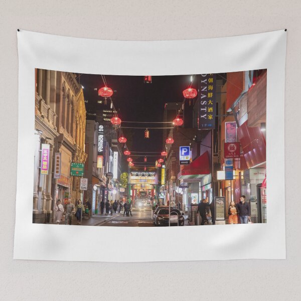 Item preview, Melbourne chinatown at night designed and sold by Martin Berry Photography.