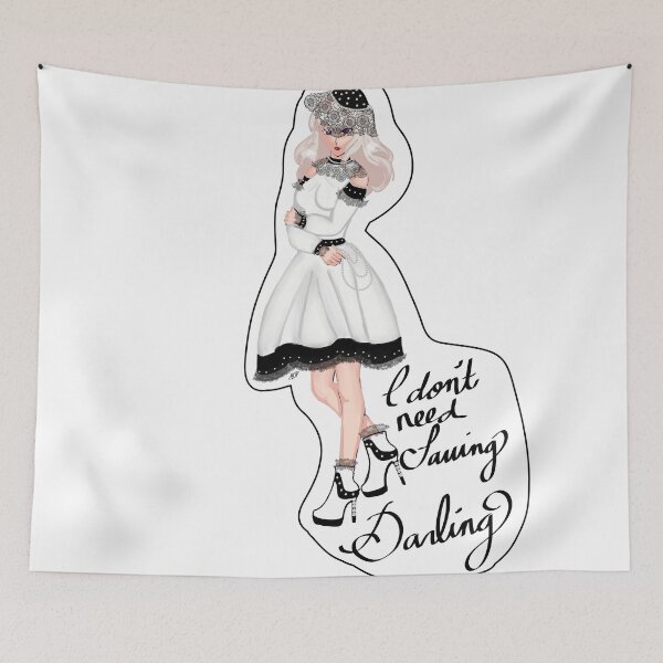 Item preview, I Don't Need Saving Darling. designed and sold by IdrisRose.