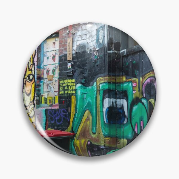Item preview, Melbourne laneway decorated with legal wall art designed and sold by Martin Berry Photography.