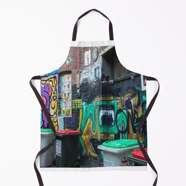 Item preview, Melbourne laneway decorated with legal wall art designed and sold by Martin Berry Photography.