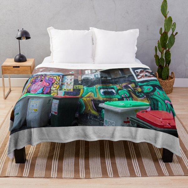 Item preview, Melbourne laneway decorated with legal wall art designed and sold by Martin Berry Photography.