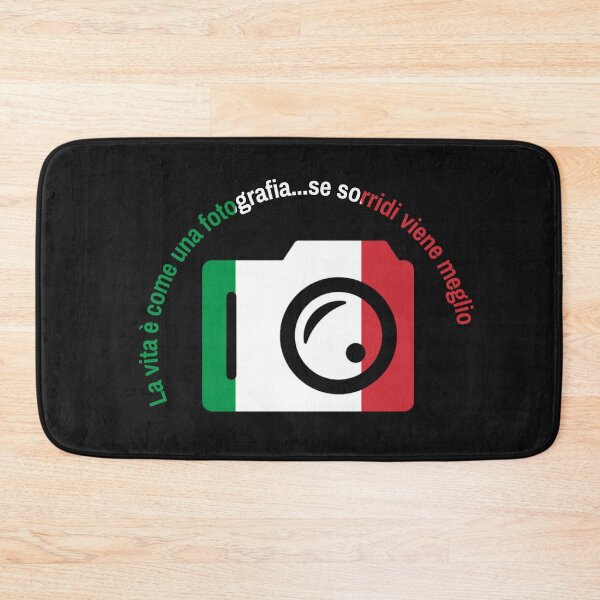 Item preview, La vita è come una fotografia...se sorridi viene meglio, Italian saying designed and sold by DesignsofNote.