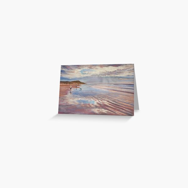 Torquay Back Beach Greeting Card