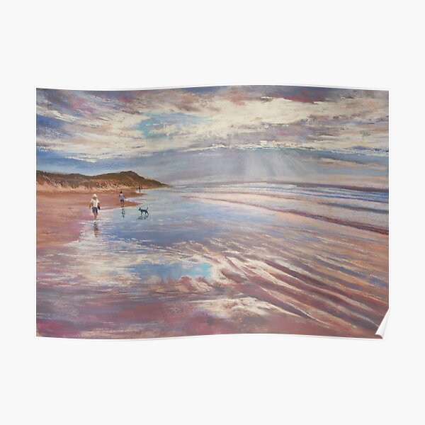 Torquay Back Beach Poster
