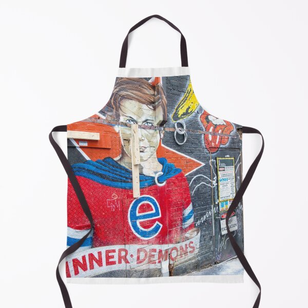 Item preview, Inner Demons artwork in a Melbourne laneway Australia designed and sold by Martin Berry Photography.