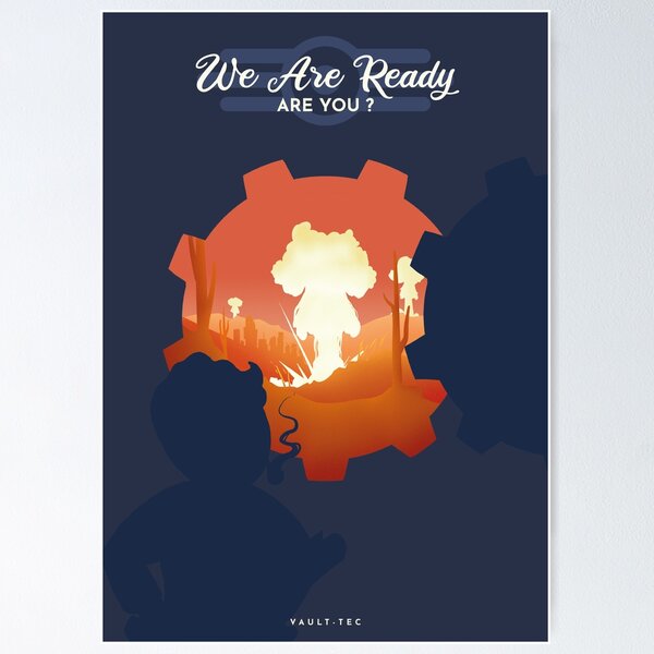 Item preview, Vault-tec Minimalist Landscape designed and sold by Thomasmoka.