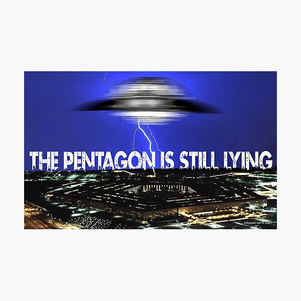 Pentagon UFO Report Photographic Print