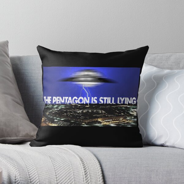 Pentagon UFO Report Throw Pillow