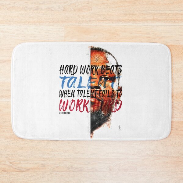 Item preview, Kevin Durant Inspiration Saying Motivational Quote Watercolor sketching Positive quote: Hard work beats talent when talent doesn't work hard. designed and sold by scribblelife.
