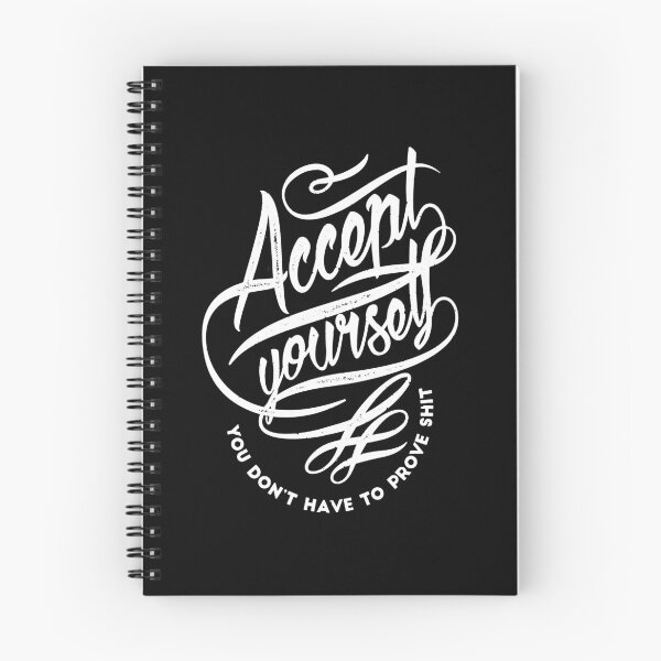 Item preview, Accept yourself, motivation quote. designed and sold by hadkhanong.