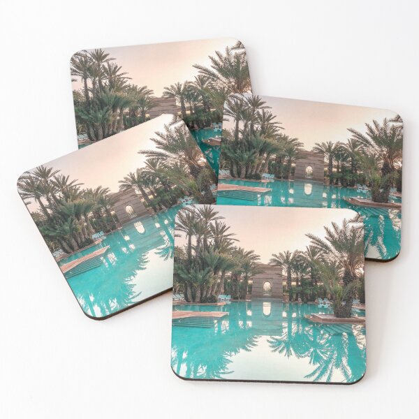 Item preview, Swimming Pool surrounded by Palm Trees | Luxury designed and sold by QShore.