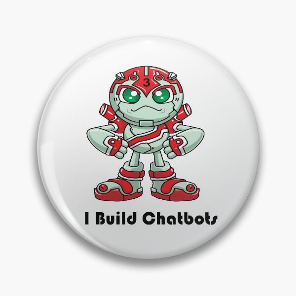 Item preview, I Build Chatbots Robots designed and sold by ProjectX23.