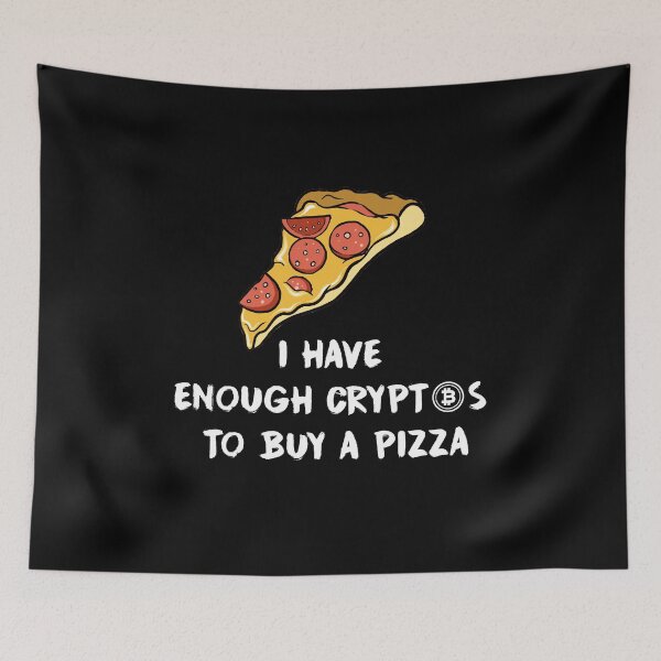 Item preview, Buy crypto pizza | Cryptocurrency Bitcoin, BTC, IOTA, ADA, Blockchain, Nerd, Pizza, Pizza Slice designed and sold by InesK-Design.