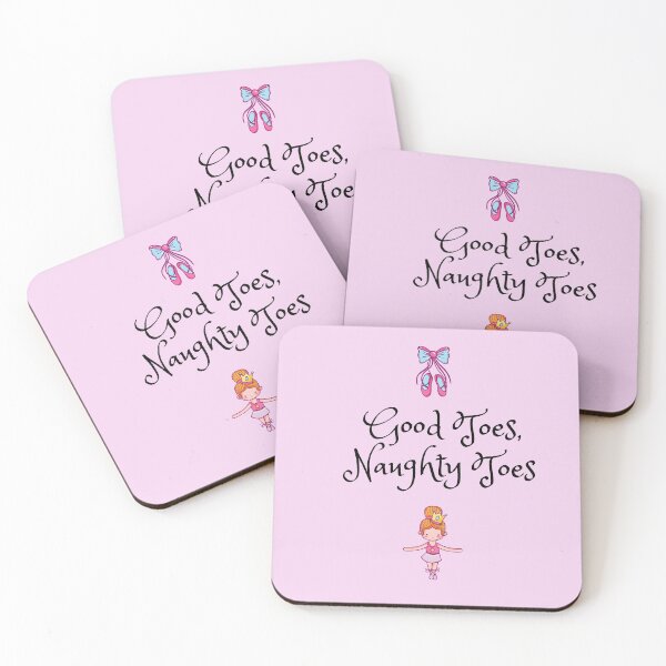 Item preview, Good toes, naughty toes, Ballet dancer designed and sold by BlakefourDesign.