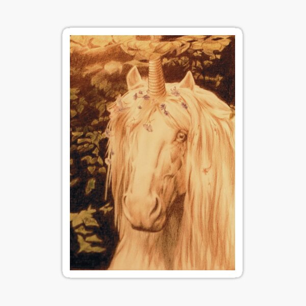 "Mythological Creature" Sticker for Sale by BarbBarcikKeith | Redbubble
