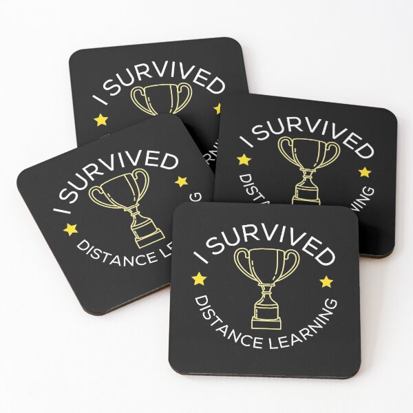 Item preview, Minimalist I survived distance learning - Logo Style designed and sold by PincGeneral.