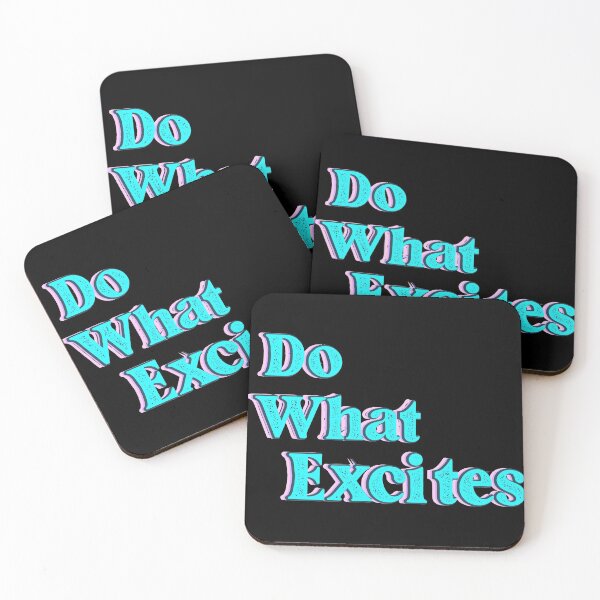 Item preview, Do what excites colorful motivational saying  designed and sold by joy4shirt.