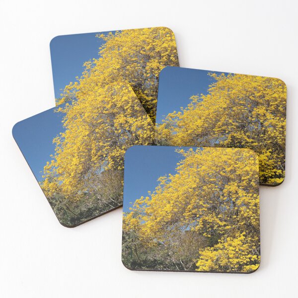 Item preview, Golden Trumpet Tree in Bloom designed and sold by Erica Dean Lamb.