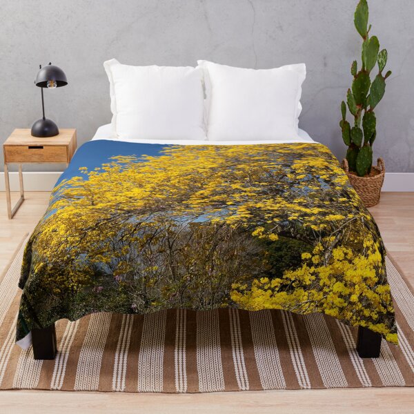 Item preview, Golden Trumpet Tree in Bloom designed and sold by Erica Dean Lamb.