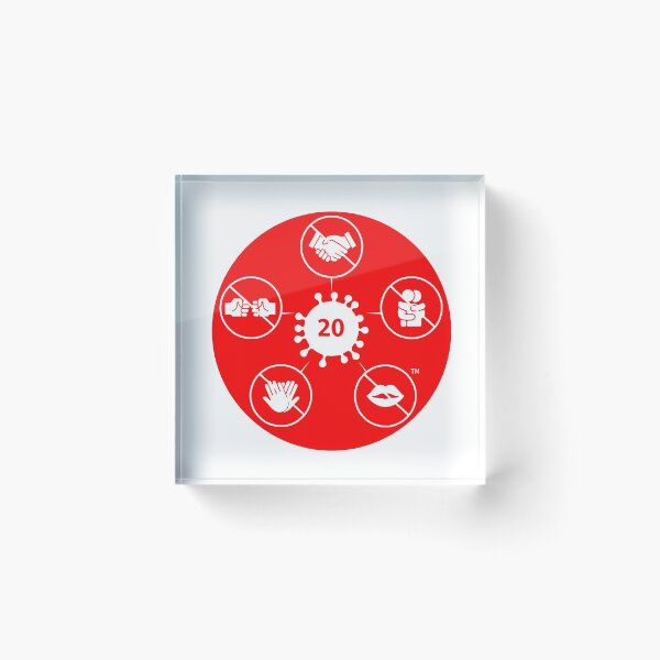 Item preview, COVID-20 THE NEW NORMAL/RED CIRCLE designed and sold by igloorecordsltd..