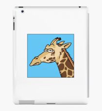 Giraffe is not amused iPad Case/Skin