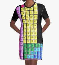 118 Element Periodic Table Graphic T-Shirt Dress