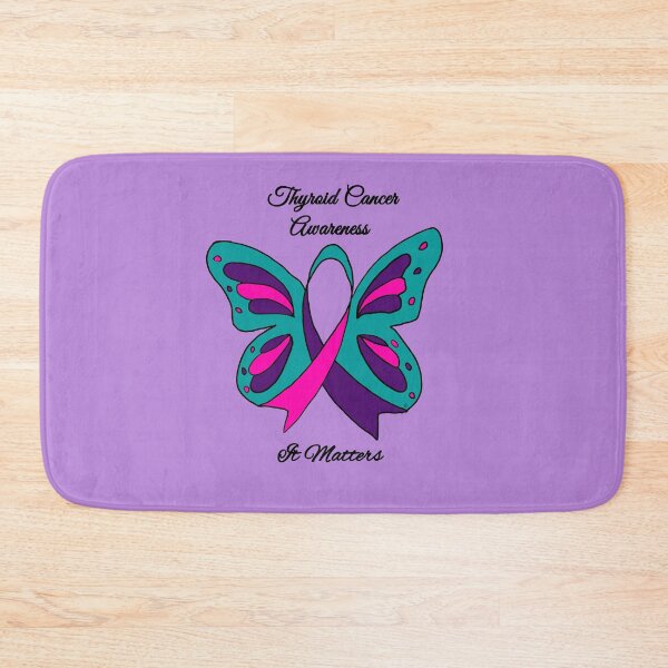 Item preview, Thyroid Cancer Awareness Butterfly Ribbon designed and sold by AlissaJoyLeeArt.
