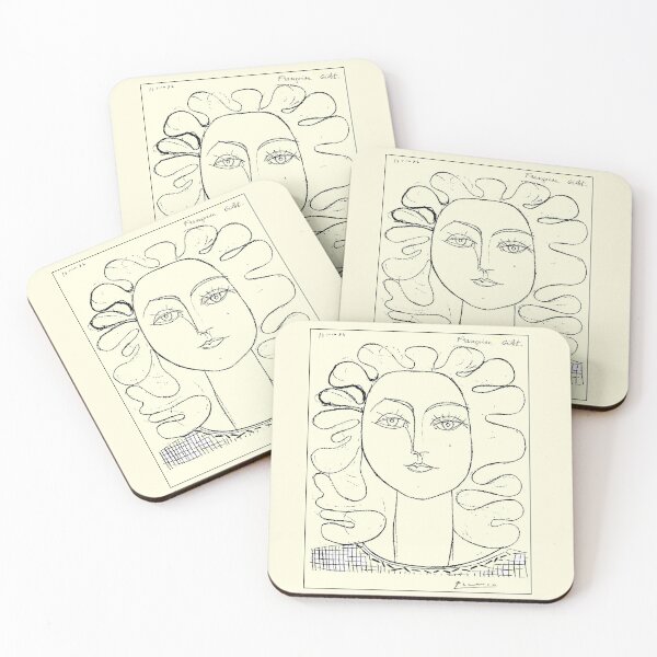 Item preview, FRANCOISE GILOT : Vintage 1946 Sketch designed and sold by posterbobs.