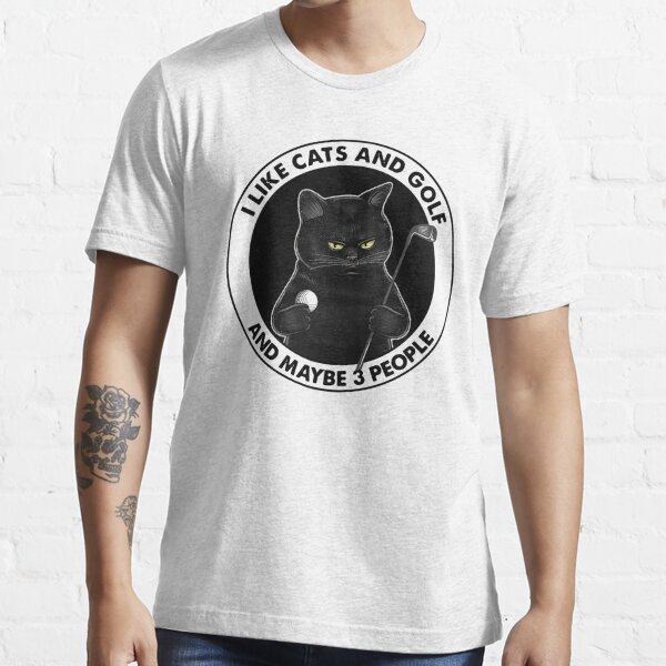 cat golf shirt