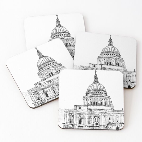 Item preview, St Pauls Cathedral London Illustration  designed and sold by Anna-Moncur.