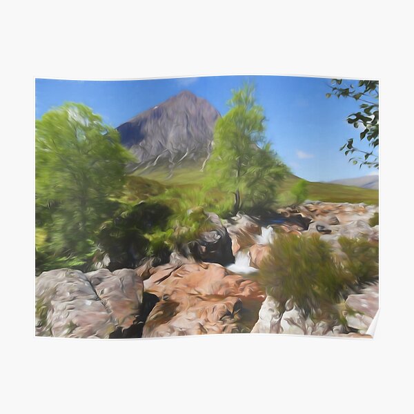 Buachaille Etive Mor , the Highlands of Scotland Poster
