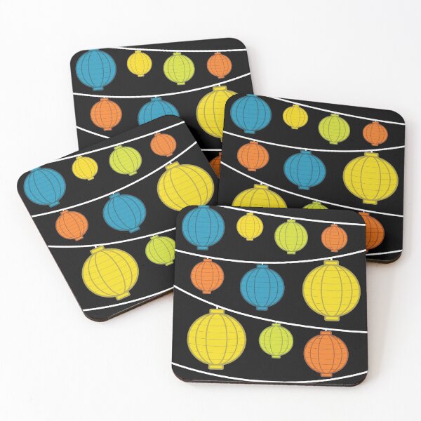 Item preview, Lanterns | Blue Yellow Orange Green designed and sold by Wintre2.