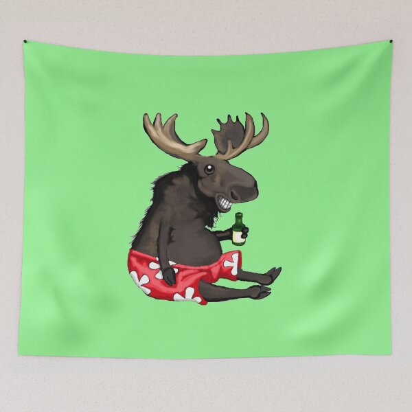 Item preview, Summer Moose With Cider designed and sold by jaggerstudios.